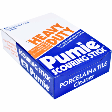Pumie Stick Reinigungsstein für Keramik, Porzellan und Fliesen 1 Packung = 12 Stück, ohne Griff - Bild-Darstellung des Produktes 1