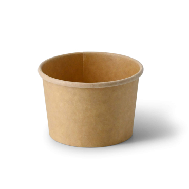 Greenbox Premium-Universal-Becher, 200 ml, Ø 9 cm, braun 1 Karton = 20 Packungen à 25 Stück  - Bild-Darstellung des Produktes 1