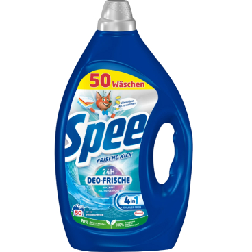 Spee Gel Frischekick 24H Deo-Frische Vollwaschmittel, 50 WL 2,25 Liter - Flasche - Bild-Darstellung des Produktes 1