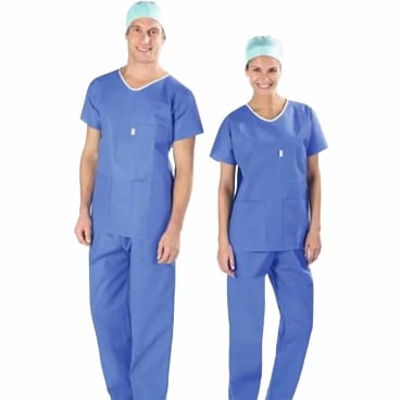 Sentinex® Soft Bereichskleidung Hose, unsteril, blau 1 Packung = 50 Stück, Größe XS - Bild-Darstellung des Produktes 1