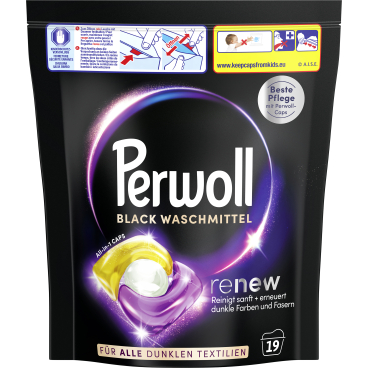 Perwoll Renew Black All-in-1 Color Waschmittel Caps 1 Packung = 19 Tabs à 13,5 g kaufen