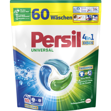 Persil 4in1 Discs Universalwaschmittel 1 Packung = 60 Waschpods à 17 g - Bild-Darstellung des Produktes 1
