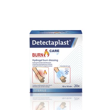 Detectaplast Burn Care Hydrogel Verbrennungskompresse 1 Box = 20 Stück, Maße: 10 x 10 cm - Bild-Darstellung des Produktes 1