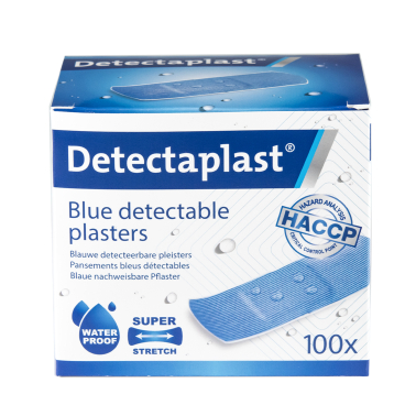 Detectaplast Premium Pflaster, detektierbar und elastisch Maße 25 x 72 mm, 100 Stück - Bild-Darstellung des Produktes 1