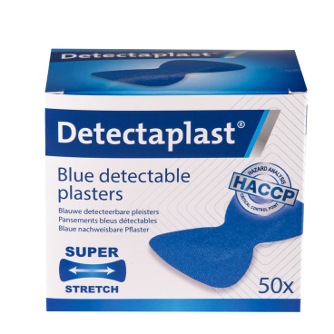 Detectaplast Elastic Pflaster, detektierbar und elastisch Maße 68 x 38 mm für Fingerkuppen, 50 Stück - Bild-Darstellung des Produktes 1