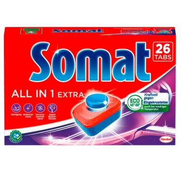 Somat All in 1 Extra Spülmaschinentabs 1 Packung = 26 Tabs - Bild-Darstellung des Produktes 1