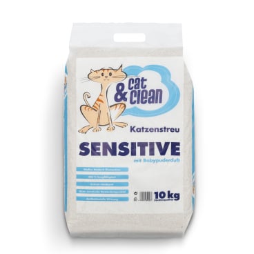 Cat & Clean Sensitive Katzenstreu 10 kg - Beutel - Bild-Darstellung des Produktes 1