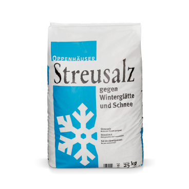 Streusalz, 0-5 mm Körnung, 25 kg ½ Palette = 25 Säcke à 25 kg - Bild-Darstellung des Produktes 1