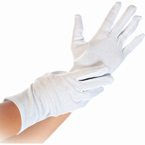 Hygostar® Blanc Baumwollhandschuhe