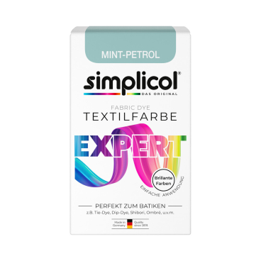 simplicol Textilfarbe expert 150 g - Packung, Farbe: Mint-Petrol - Bild-Darstellung des Produktes 1