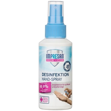 IMPRESAN Desinfektionsmittel Hand-Spray 100 ml - Flasche - Bild-Darstellung des Produktes 1