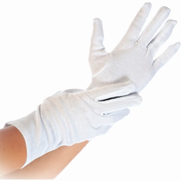 Hygostar® Blanc Baumwollhandschuhe 1 Karton = 25 Packungen à 12 Paar = 300 Paar, Größe S - Bild-Darstellung des Produktes 1