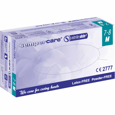 Sempercare® Einmalhandschuhe Nitrile Skin2 1 Packung = 200 Stück, Größe M - Bild-Darstellung des Produktes 1