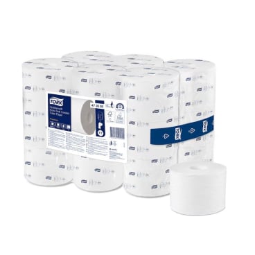 Tork OptiServe® Coreless, Extra-Weich, Hülsenlos, 3-lagig, weiß 1 Paket = 18 Rollen à 63,2 Meter - Bild-Darstellung des Produktes 1