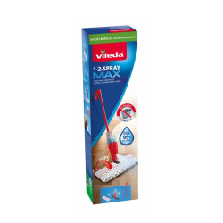 Vileda GmbH Vileda 1 2 Spray Bodenwischer, Sprühwischer SPRAYmax, 2-teilig, Kompakter Bodenwischer mit auffüllbarem Tank, 1 Set = 1 Sprühwischer + 1 Wischbezug 173502