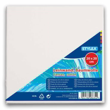 STYLEX® Leinwand Maße: 20 x 20 cm - Bild-Darstellung des Produktes 1