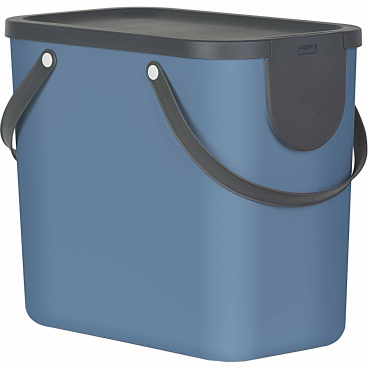 Rotho Mülleimer Trennsystem ALBULA, 25 Liter Farbe: horizon Blue - Bild-Darstellung des Produktes 1
