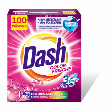 Dash Colorwaschmittel Color Frische, 100 WL 1 Packung = 6 kg, 100 Waschladungen - Bild-Darstellung des Produktes 1