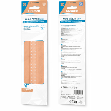 Lifemed® Wund-Pflaster Classic, latexfrei 1 Packung = 1 Stück - Bild-Darstellung des Produktes 1