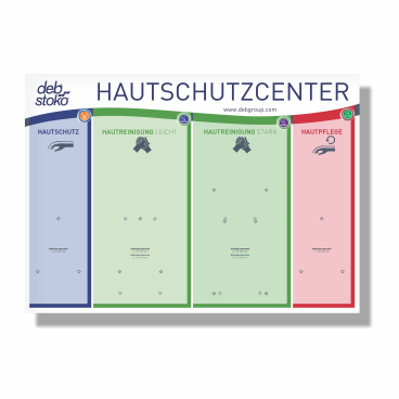 STOKO® Hautschutzcenter Spendertafel Maße (B x H): 800 x 570 mm, groß - Bild-Darstellung des Produktes 1