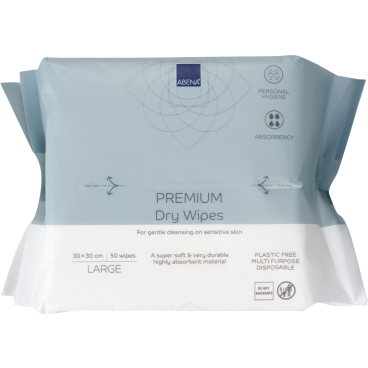 Abena® Premium Trockentücher, Viskosetücher, Z-Falz, weiß 1 Packung = 50 Tücher, 30 x 30 cm - Bild-Darstellung des Produktes 1