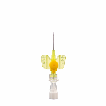 Dispomed VASUFLO® INT safety Venenverweilkanüle 1 Packung = 50 Stück, 24G, Ø 0,70 x 19 mm, gelb - Bild-Darstellung des Produktes 1