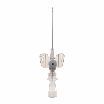 Dispomed VASUFLO® INT safety Venenverweilkanüle 1 Packung = 50 Stück, 16G, Ø 1,80 x 45 mm, grau - Bild-Darstellung des Produktes 1