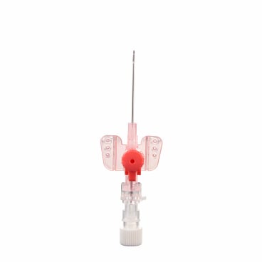 Dispomed VASUFLO® INT safety Venenverweilkanüle 1 Packung = 50 Stück, 20G, Ø 1,10 x 32 mm, rosa - Bild-Darstellung des Produktes 1