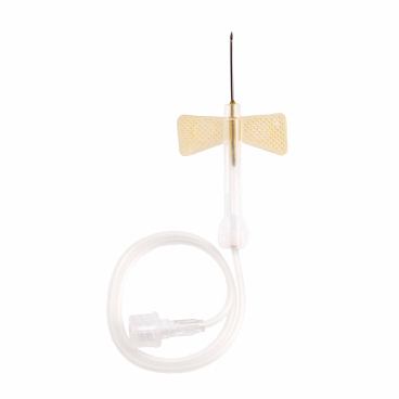 Dispomed ECOFLO® safety Perfusionsbesteck 1 Packung = 100 Stück, 20G x 3/4", Ø 0,90 x 19 mm, gelb - Bild-Darstellung des Produktes 1