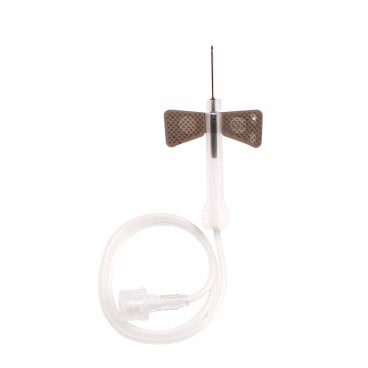 Dispomed ECOFLO® safety Perfusionsbesteck 1 Packung = 100 Stück, 22G x 3/4", Ø 0,70 x 19 mm, schwarz - Bild-Darstellung des Produktes 1