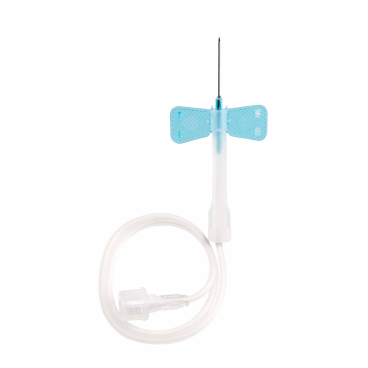 Dispomed ECOFLO® safety Perfusionsbesteck 1 Packung = 100 Stück, 23G x 3/4", Ø 0,60 x 19 mm, blau - Bild-Darstellung des Produktes 1