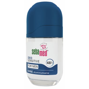 sebamed® Deo Roll-On SENSITIVE FOR MEN, 50 ml 1 Flasche = 50 ml - Bild-Darstellung des Produktes 1