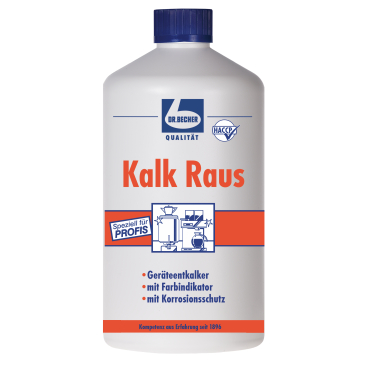 Dr. Becher Kalk Raus, mit Zitronensäure 1 Liter - Flasche - Bild-Darstellung des Produktes 1