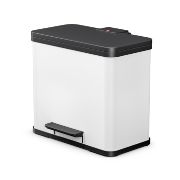 Hailo Öko Trio Plus L Mülltrenner, matt, 9 und 3 Liter Farbe: weiß - Bild-Darstellung des Produktes 1