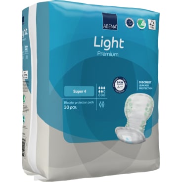 ABENA® Light Premium Inkontinenzeinlagen, Super 4 1 Packung = 30 Stück - Bild-Darstellung des Produktes 1