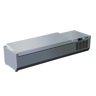 SARO Kühlaufsatz mit Deckel VRX S/S - 1/3 GN Modell VRX 1200 S/S Maße (L x B x H): 395 x 1200 x 280 mm - Bild-Darstellung des Produktes 1