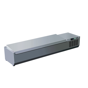 SARO Kühlaufsatz mit Deckel VRX S/S - 1/3 GN Modell VRX 1600 S/S Maße (L x B x H): 395 x 1600 x 280 mm - Bild-Darstellung des Produktes 1