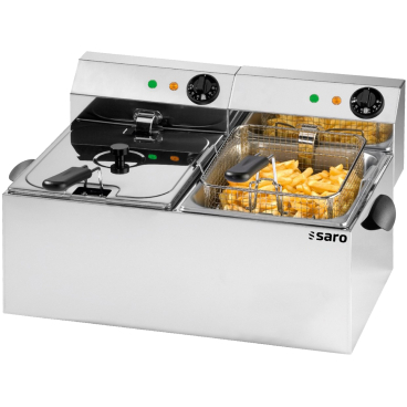SARO Fritteuse PROFRI 66, 2 x 6 Liter Maße (L x B x H): 430 x 610 x 310 mm - Bild-Darstellung des Produktes 1