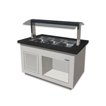 SARO Heißes Buffet PREMIUM LINE SB Farbe: weiß, Breite: 130 cm - Bild-Darstellung des Produktes 1
