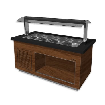 SARO Heißes Buffet PREMIUM LINE SB Farbe: walnuss, Breite: 170 cm - Bild-Darstellung des Produktes 1