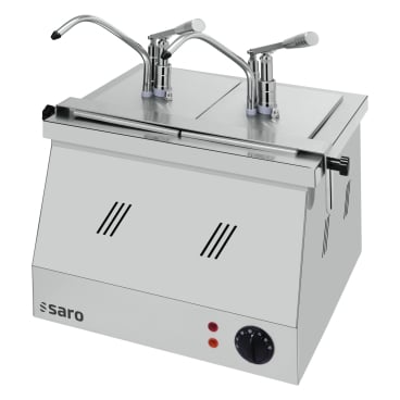 SARO Bainmarie 2X1/4 GN 200 mit Dispenser BM-0214 Maße (L x B x H): 400 x 380 x 510 mm - Bild-Darstellung des Produktes 1