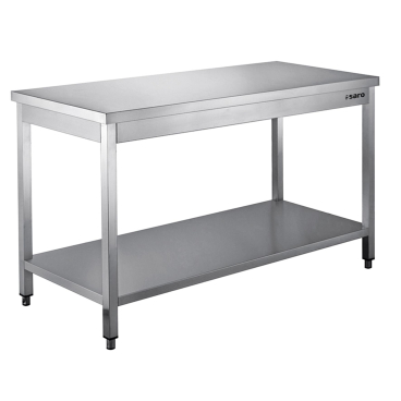 SARO Edelstahltisch zerlegbar mit Unterblatt Maße (L x B x H): 700 x 1800 x 850 mm - Bild-Darstellung des Produktes 1