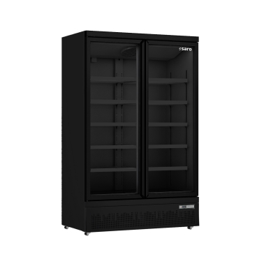 SARO Kühlschrank mit 2 Glastüren, GTK 1000 PRO Maße (L x B X H): 710/740 x 1253 x 2003 mm - Bild-Darstellung des Produktes 1