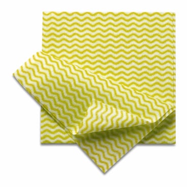 Mopptex Mikrofaser Einwegtuch FLEXI, 30 x 30 cm 1 Packung = 50 Stück, Farbe: gelb - Bild-Darstellung des Produktes 1