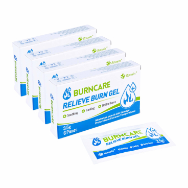 GRAMM medical Brandwundgel 1 Karton = 4 x 6 Packungen à 3,5 g Sachets - Bild-Darstellung des Produktes 1