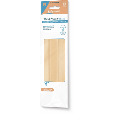 Lifemed® Wund-Pflaster Allround, beige Maße: 2 x 25 cm (L) x 6 cm (B) - Bild-Darstellung des Produktes 1