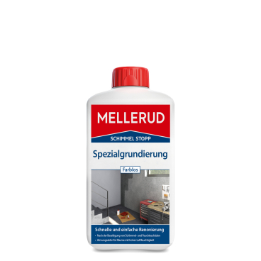 MELLERUD Schimmel Stopp Spezial-Grundierung, farblos 1 Liter - Flasche - Bild-Darstellung des Produktes 1