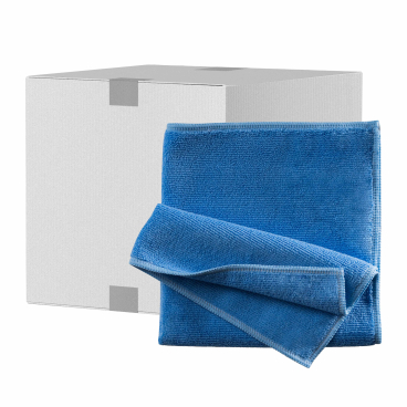 Mopptex Mikrofasertuch PROFESSIONAL, 40 x 40 cm 1 Karton = 200 Stück, blau - Bild-Darstellung des Produktes 1