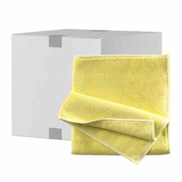 Mopptex Mikrofasertuch PROFESSIONAL, 40 x 40 cm 1 Karton = 200 Stück, gelb - Bild-Darstellung des Produktes 1