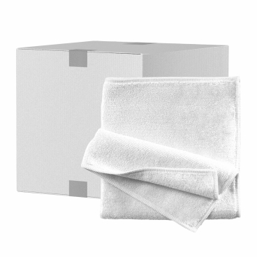 Mopptex Mikrofasertuch PROFESSIONAL, 40 x 40 cm 1 Karton = 200 Stück, weiß - Bild-Darstellung des Produktes 1